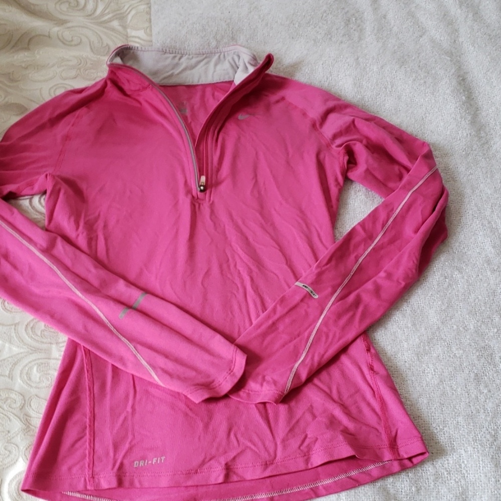 Nike longsleeve top xs pink